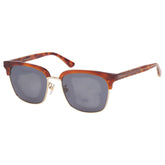 グッチ ロゴ UVカット ハーフリム クリングスタイプ アイウェア サングラス GG0382S ブラウン プラスチック レディース GUCCI 【中古】